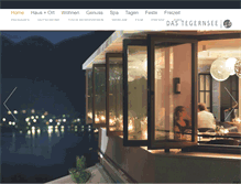 Tablet Screenshot of dastegernsee.de